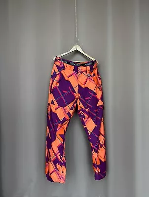 Oakley Snowboard Ski Pants Men Size XL Regular Fit Colorful Cargo • $80