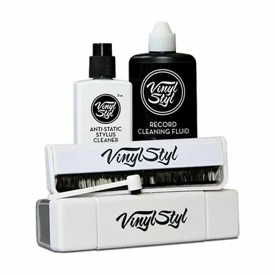 Vinyl Styl® Ultimate Vinyl Record Care Kit - Record & Stylus Brushes And Fluid [ • $24.99