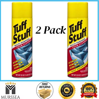 Tuff Stuff Multi Purpose Foam Cleaner Deep Cleaning  22 Ounces  2-Pack • $12.45