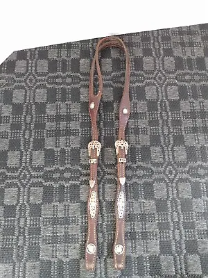 Vintage Sterling Silver Filigree Western Horse Show Headstall One Ear Bridle • $650