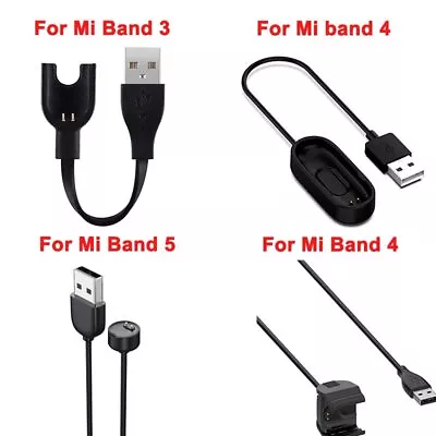 Chargers For Xiaomi Mi Band 3 4 2 For Mi Band 4 Charger Replacement USB Charging • $8