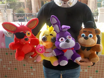 Five Nights At Freddy's 4 FNAF Horror Game Plush Doll Kids Plushie Toy Gift 10'' • $16.49
