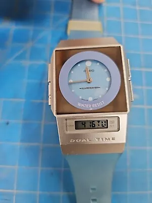  Vintage Casio FS-01 Opera Illuminator Film Watch Dual Time Ana Digi New Battery • $49.99