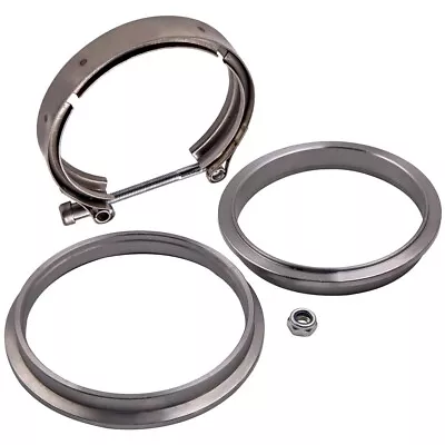 $22.17 • Buy 4  Inch Turbo / Intercooler Exhaust Pipe V-Band Clamp/Clamps +Weld-on Flange