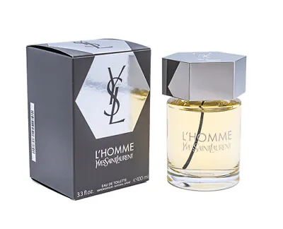 L'Homme By Yves Saint Laurent YSL 3.3 / 3.4 Oz EDT Cologne For Men New In Box • $69.15