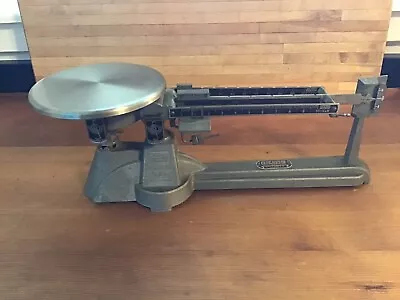 Vintage Art Deco Style Ohaus Triple Beam Balance Scale - 610 Grams • $29.99