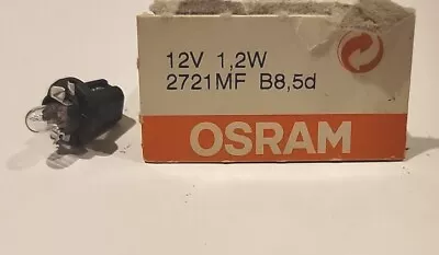 2721MF OSRAM 1.2W 12V B85d Instrument Interior Lamp Car 12W B8.5d Germany • $1.29