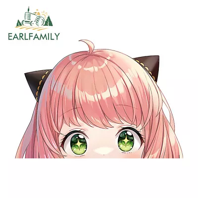 EARLFAMILY 5.1  Spy X Family Anime Car Sticker Anya Forger Peek Cute Trunk Decal • $3.79