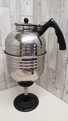 Vtg NICRO CORY 510 Vacuum Brewer Siphon Coffee Maker Pot Stainless Steel • $94.98