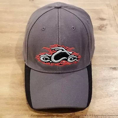 Orange County Choppers Hat Cap One Size Flex Stretch Fitted Gray Motorcycle • $13.95