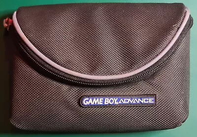 Nintendo Gameboy Advance Official Console Games Carry Case White Trim Bag Gba • £19