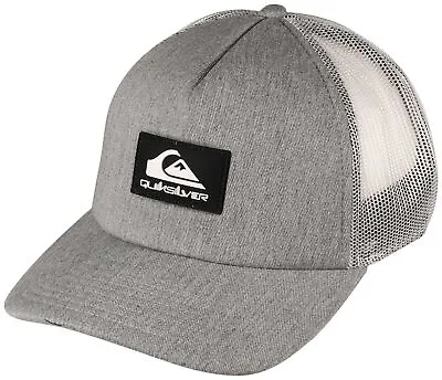 Quiksilver Men's Omnipotent Trucker Hat Cap In Athletic Heather Gray • $22.99