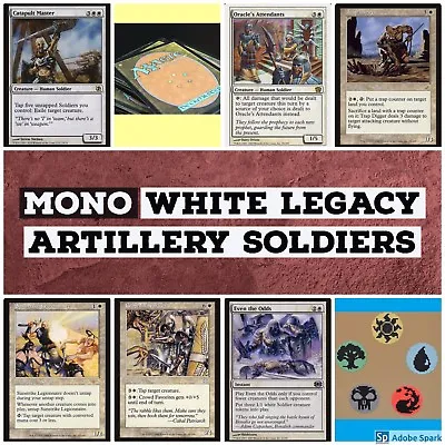 Mtg Mono White Legacy Artillery Soldiers Deck Magic The Gathering Rare Catapult • $8.71