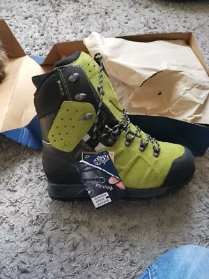 HAIX Protector Ultra 2.0 GTX Class 2 Chainsaw Boots Lime Green Size Uk 10 • £185