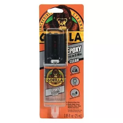 Gorilla Glue 4200102 Instant Adhesive Epoxy Series Clear 1 Oz Bottle 1:01 • $6.39