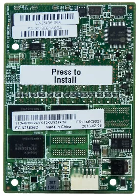 $82.93 • Buy Ibm 46c9027 Flash Raid 5 Upgrade 512mb M5100 M5016
