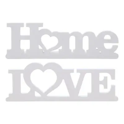 Love Sign For Home Decor PVC Love Block Letters Rustic Tabletop Words Decor • £10.29