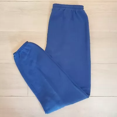 Vintage Santee Sweats Blue XL Made In USA Mens Activewear Athletic Sweatpants • $7.50