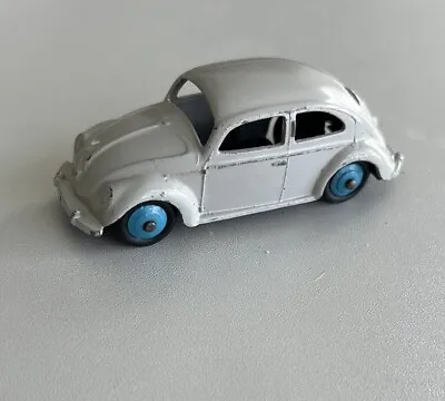 Vintage Dinky Toys 181 Volkswagen VW Beetle 1200 Saloon Gray With Blue Hubs-1/43 • $24.95