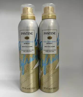 2 X Pantene Dry Shampoo Spray For Fine Thin Hair 4.2 Oz EA • $22.99