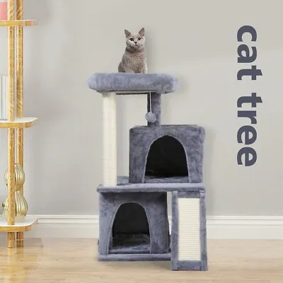 $52.99 • Buy Cat Tree Tower Scratching Post Scratcher Condo House Furmiyure Trees Bed 86cm