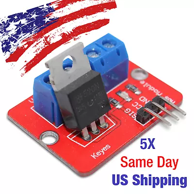 IRF520 Mosfet Module For Arduino MCU ARM ESP32 Like Relay 3.3v-5V PWM 5PCS -USA! • $10.69