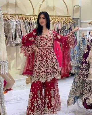 Party Wear Dress Salwar Kameez Wedding Designer Bollywood Indian New Pakistani • $86.90