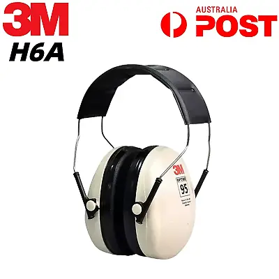 3M H6A Peltor Headband Earmuffs Ear Noise Muff Hearing Protection Adjustable AU • $48.76