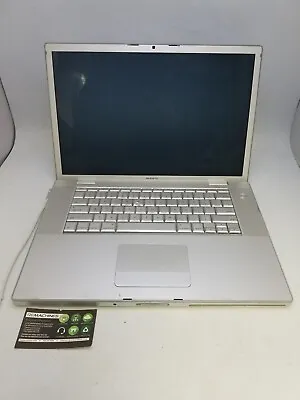 Apple MacBook 15.4  Laptop MB133LL/A Core 2 Duo @2.4GHz 4GB 250GB HD NO OS • $59.95