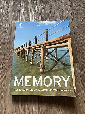 Memory 2nd Edition Textbook Alan Baddeley VERY GOOD CONDITION • $19.89