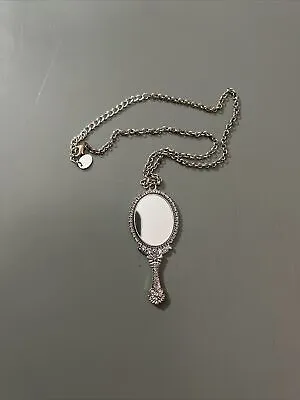 Claire’s Icing Boutique Shop Vintage Hand Mirror Necklace With Chain • $14.95