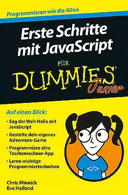 Erste Schritte Mit JavaScript Fur Dummies Junior - 9783527713394 • £11.56