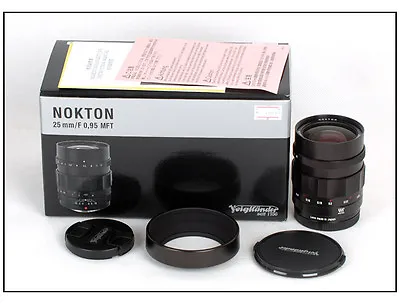 Voigtlander Nokton 25mm F/0.95 FIT MICRO 4/3 SONY NEX-5 • $698