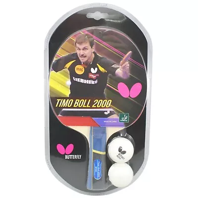 $59 • Buy Timo Boll 2000 - Butterfly Table Tennis Bat With Rubbers