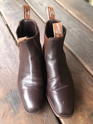 $130 • Buy RM Williams Comfort Craftsman Size 5.5 Leather Riding Boots Mens Women’s Unisex