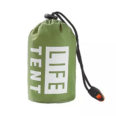 Outdoor Survival Tent 2 Person Emergency Shelter Tube Tents Waterproof Emergency • £15.95