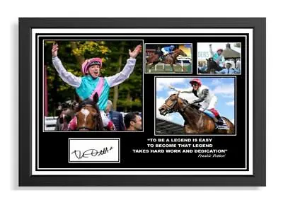 132) Frankie Dettori  Horse Racing Legend Signed Photograph Framed Unframed Pp • £17.40