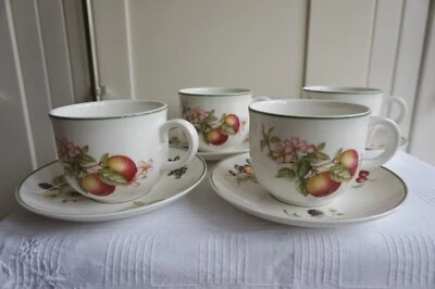 £5 • Buy  M&S Marks & Spencer 'ASHBERRY'   Teacups And Saucers   x  4 