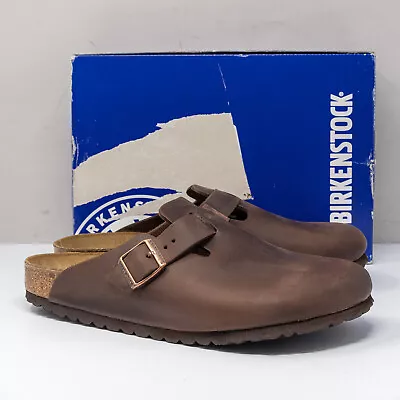 Birkenstock Boston BS Habana Leather Clog Size 43 EU Regular (10-10.5 US) • $99.95