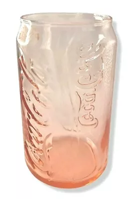 Rare Coca Cola Glass *2017 McDonalds Limited Edition *350ml Coke Can Shape *Pink • $14.50