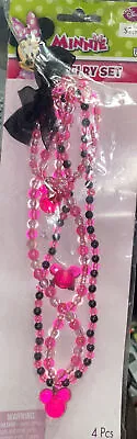 Disney Minnie Mouse Jewelry Set Dress Up Halloween Costume Accessories • $6