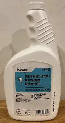 Ecolab Rapid Multi Surface Disinfectant Cleaner RTU 32oz / 1-Bottle / 6102267 • $24.99