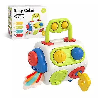 9 In 1 Baby Busy Activity Cube Montessori Sensory Fidget Toys Early Educational • £10.89