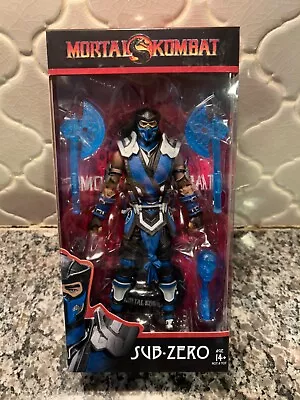 NEW - McFarlane Toys Mortal Kombat Sub Zero (Blue Suit) Action Figure - SEALED • $70