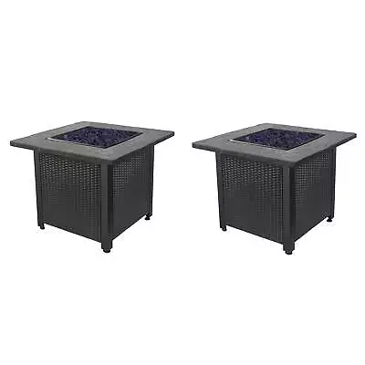 Endless Summer 30  Push Button All Weather Outdoor Patio Gas Fire Pit (2 Pack) • $385.99