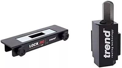 £106.29 • Buy Trend Lock/JIG Lock Jig For Doors & C Corner Chisel For Hinge Fitting, Black, 7