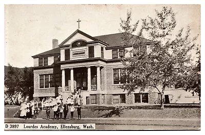 Lourdes Academy Ellensburg Washington WA Posted 1916 School Children  Postcard • $12.99