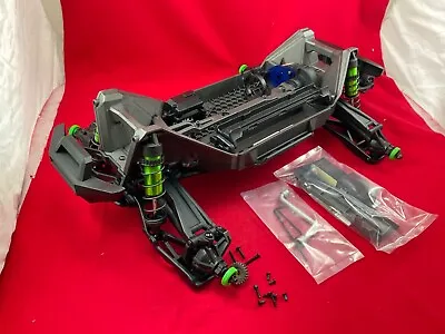 TRAXXAS MAXX 4S WIDEMAXX Green  V2 PRE ROLLER ROLLING CHASSIS LOT SLIDER • $339.95