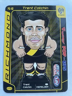 2016 AFL Teamcoach Footy Pop-Ups Trent Cotchin Richmond PU-40 • $2