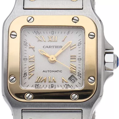 CARTIER Santos Galbe Watch SM Automatic 20th Anniversary Limited W20045C4 Bo... • $3353